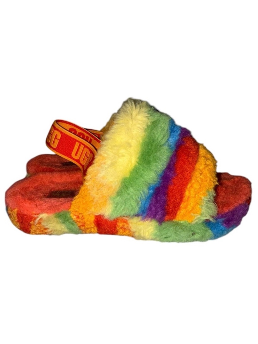 Rainbow UGG Slippers Size 2